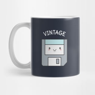 Vintage Retro Floppy Disk T-Shirt Mug